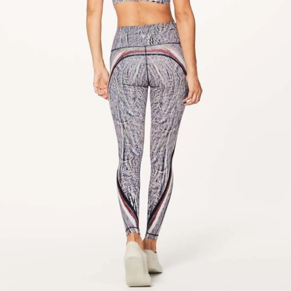lululemon athletica Pants - Lululemon Wunder Under Hi-Rise Tight (Nulux 28")-Polychromatic Multi Bla…